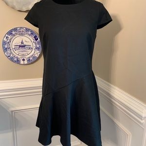 J. Crew black dress with zipper back. Petite Size 8